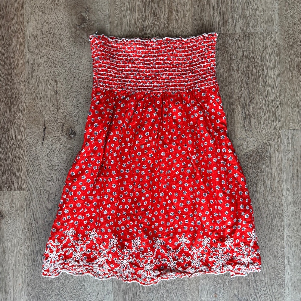 Color me red sleeveless boho top ❤️